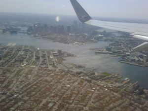 Flying High over Boston