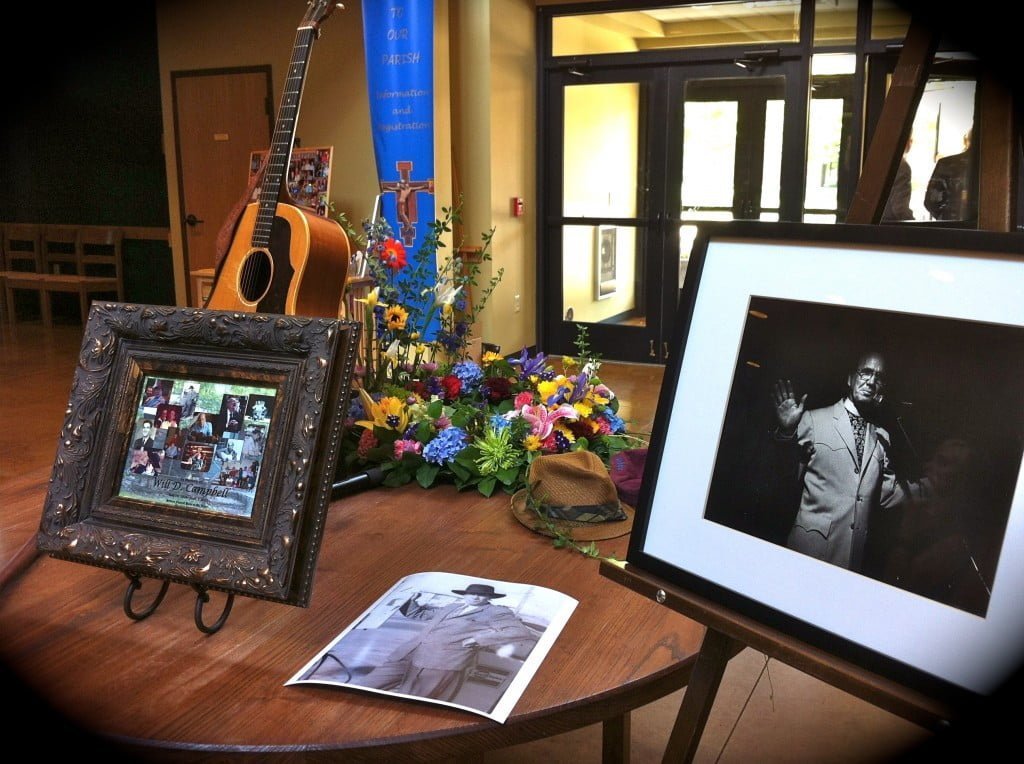Table Altar at Will Campbell's Mt. Juliet memorial service.