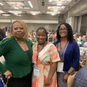 Dr. Angela Parker with student Jewel