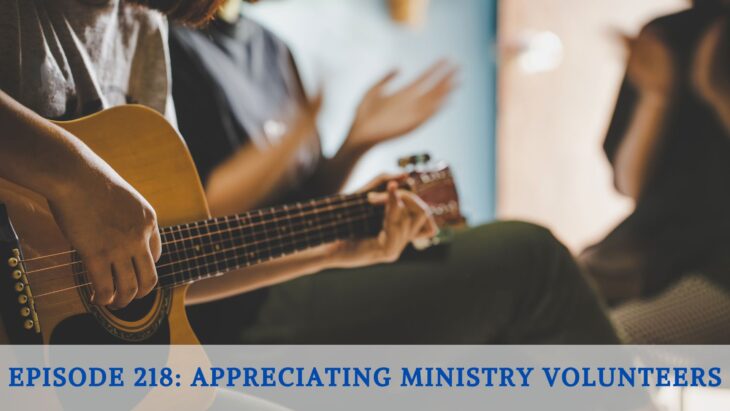 appreciating ministry volunteers