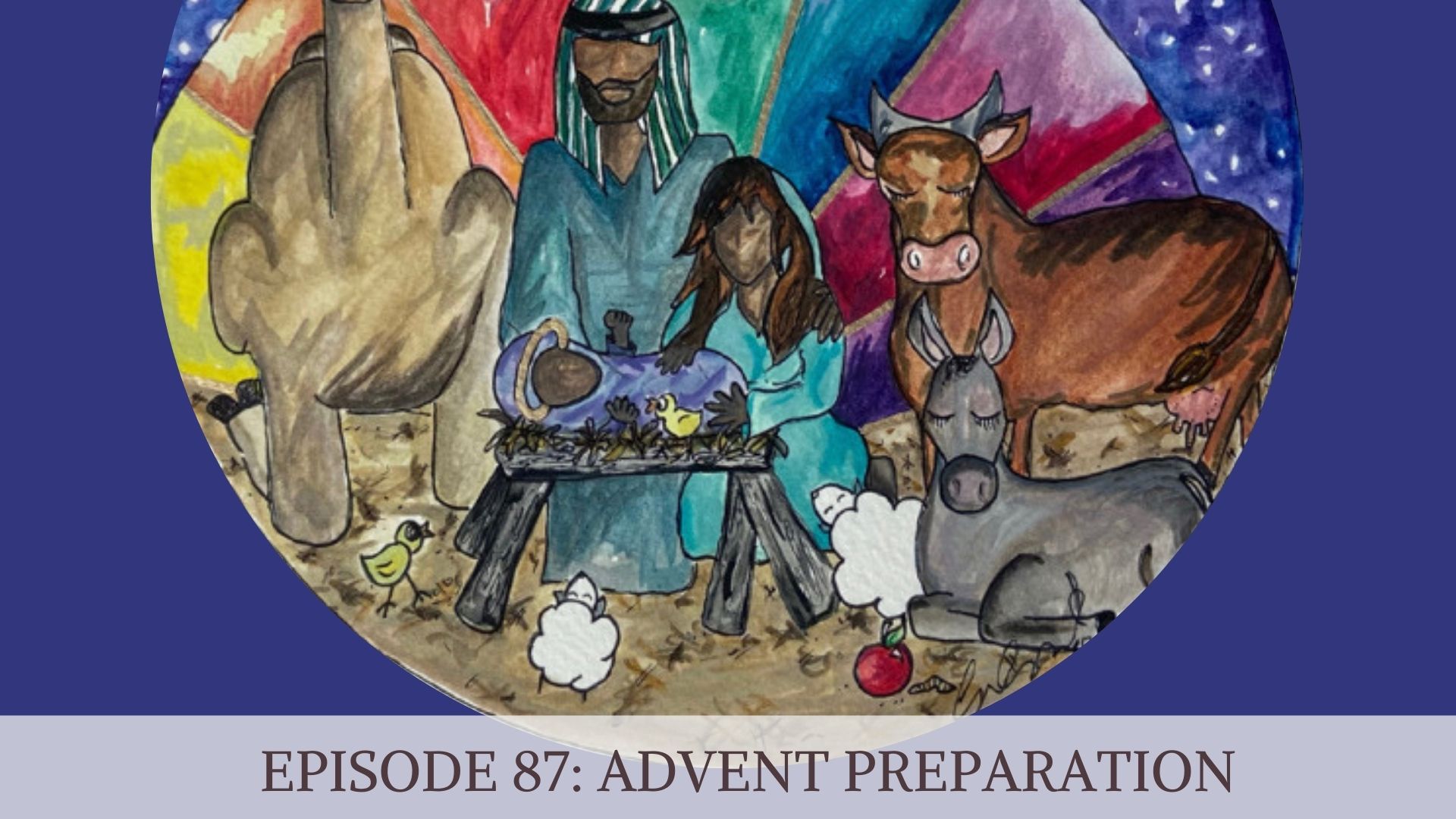 Advent preparation - art by Carlye Daugird