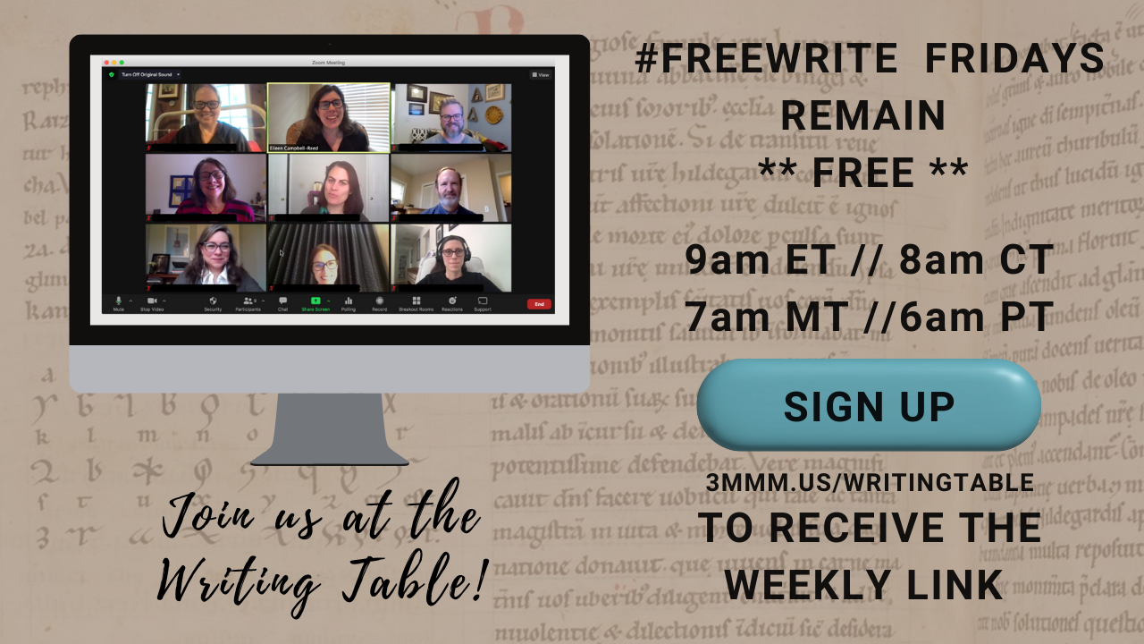 Writing Table + #FreeWrite Fridays