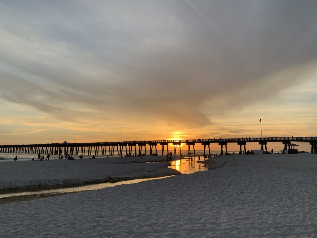 sunset pier - changed callings